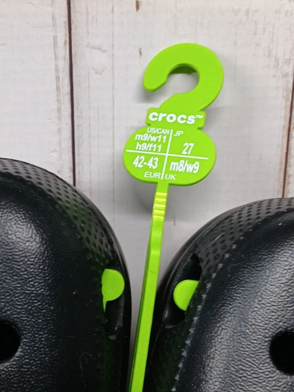 Crocs Mens 9/ Womens 11 Black Classic Brand New with Original Bag - Picture 4 of 7